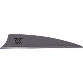Bohning X Vanes Shield Cut 3 in. Silver 36 pk.