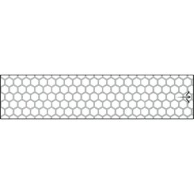 White Water Archery Reflective Arrow Wraps Honeycomb White 5 in. x 1.125 in. 15 pk.