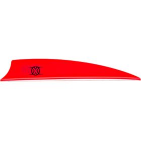 Bohning X Vanes Shield Cut 3 in. Red 36 pk.