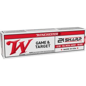 Winchester Rimfire Ammo 21 SHARP 37 gr. FMC 100 rd.