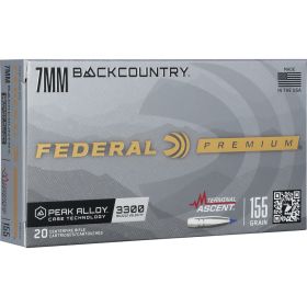 Federal Premium Rifle Ammo 7mm Backcountry 155 gr. Terminal Ascent 20 rd.