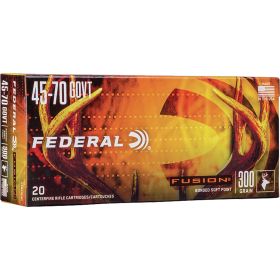 Federal Fusion Rifle Ammo 45-70 Govt. 300 gr. Fusion 20 rd.
