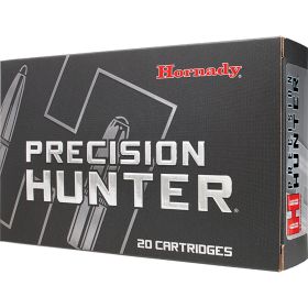 Hornady Precision Hunter Rifle Ammo 22 Creedmoor 80 gr. ELD-X 20 rd.