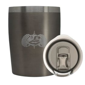 Toadfish Non-Tipping 10oz Rocks Tumbler (Color: Graphite)